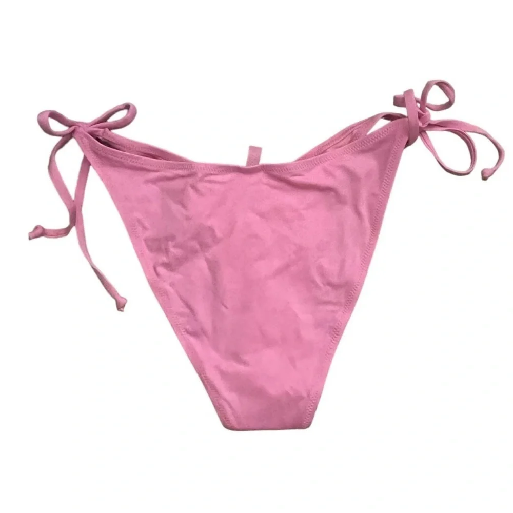 Skims C3 Large Swim Dippy Tie Bikini Bottom Light Pink NWT 4X